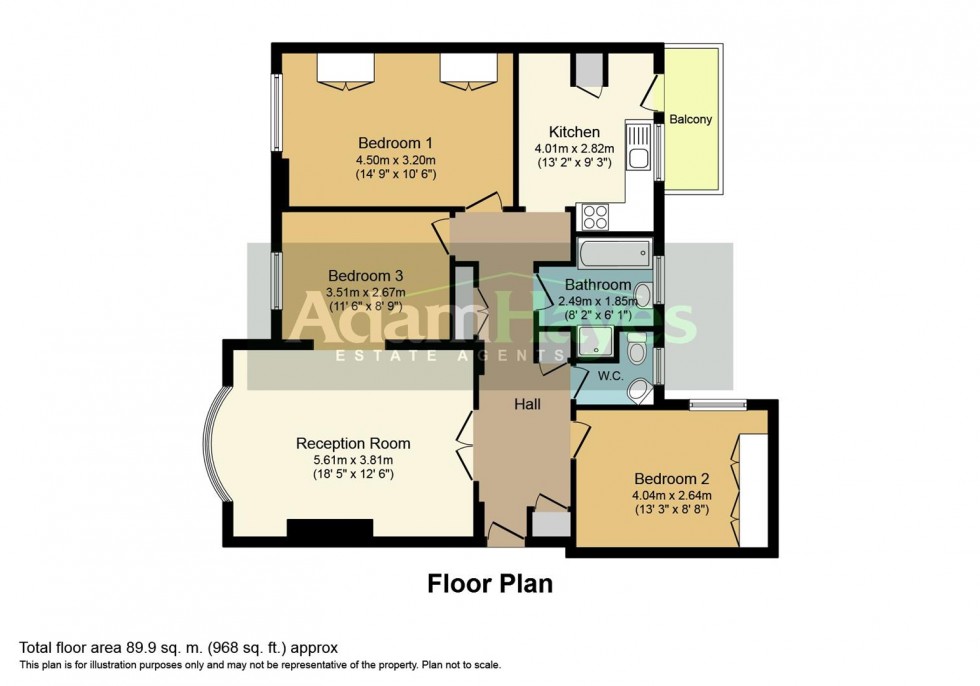 Floorplan for Beaufort Park, Hampstead Garden Suburb, NW11