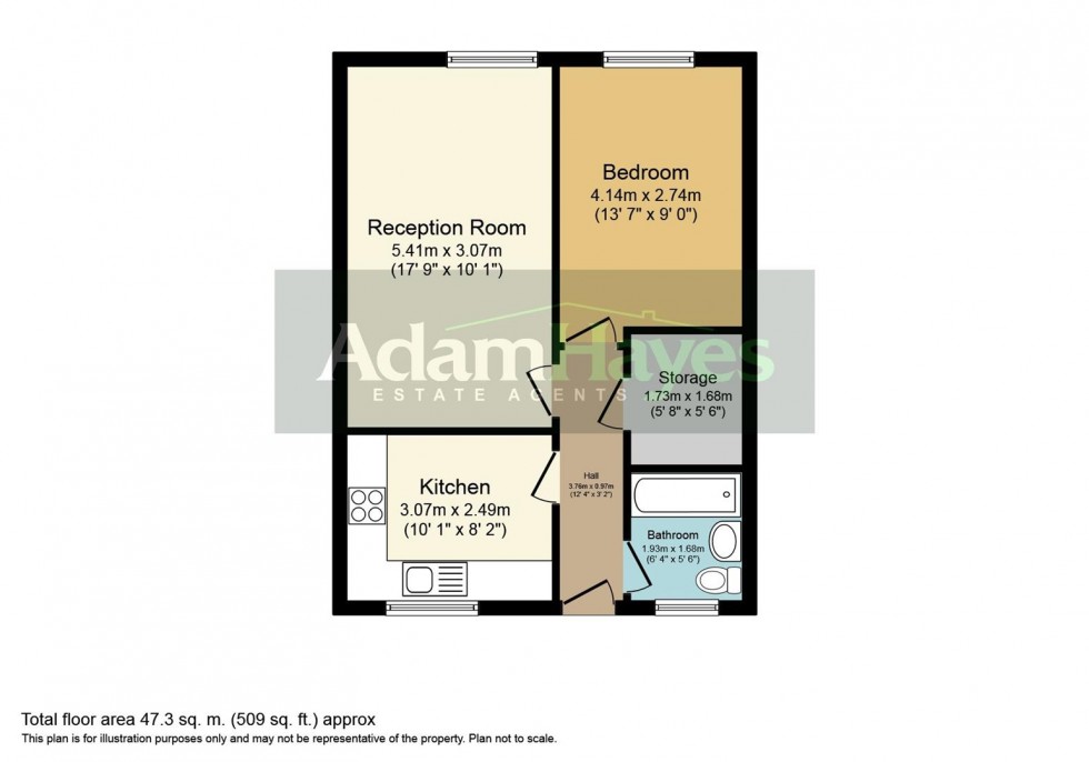 Floorplan for Tarling Road, East Finchley, N2