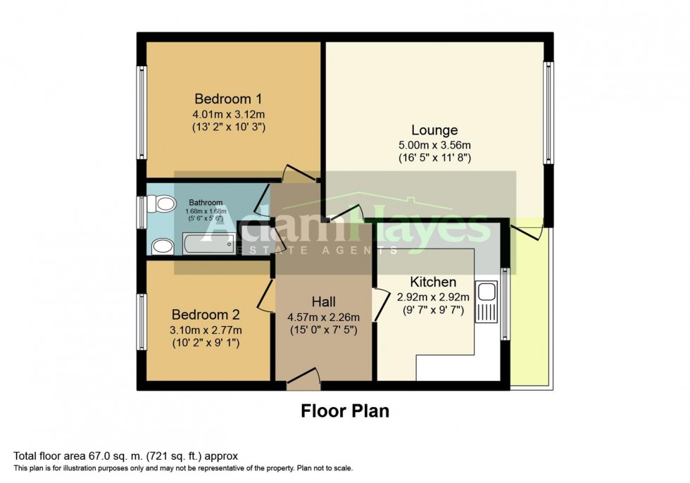 Floorplan for Athenaeum Road, Whetstone, N20