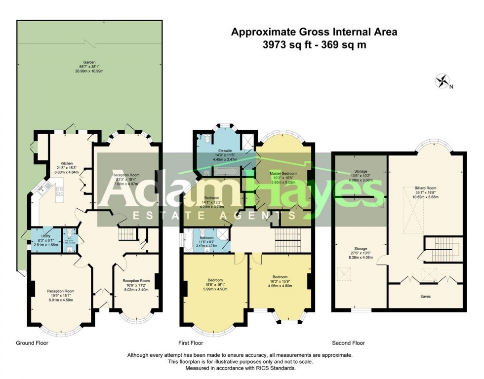 Floorplan for Seymour Road, Finchley N3