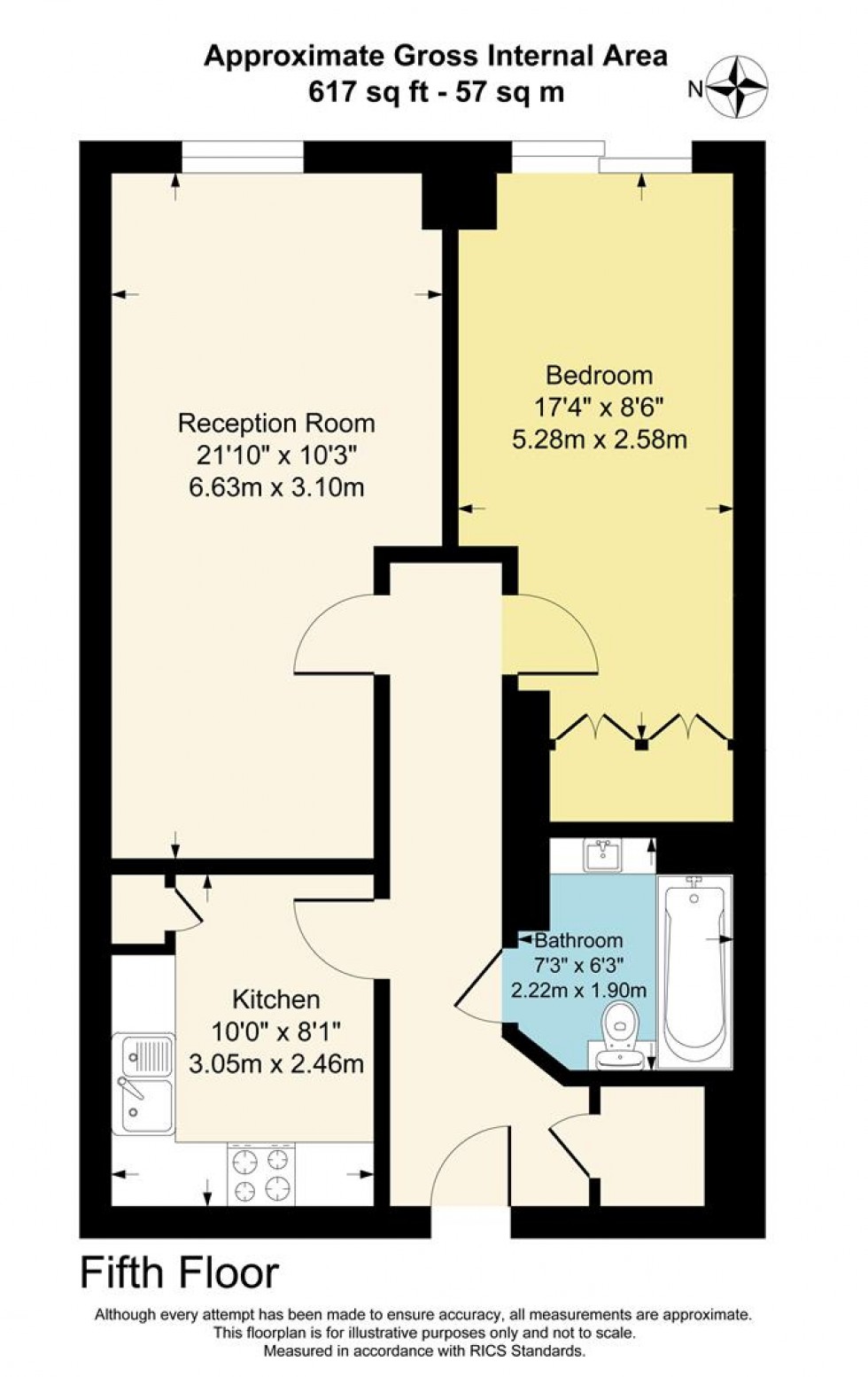 Floorplan for Kingsway, North Finchley, N12