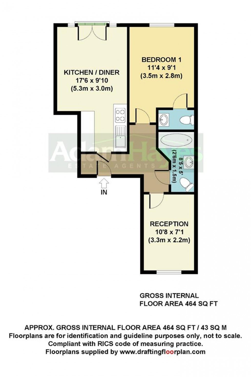 Floorplan for Argyle Road, West Finchley, N12