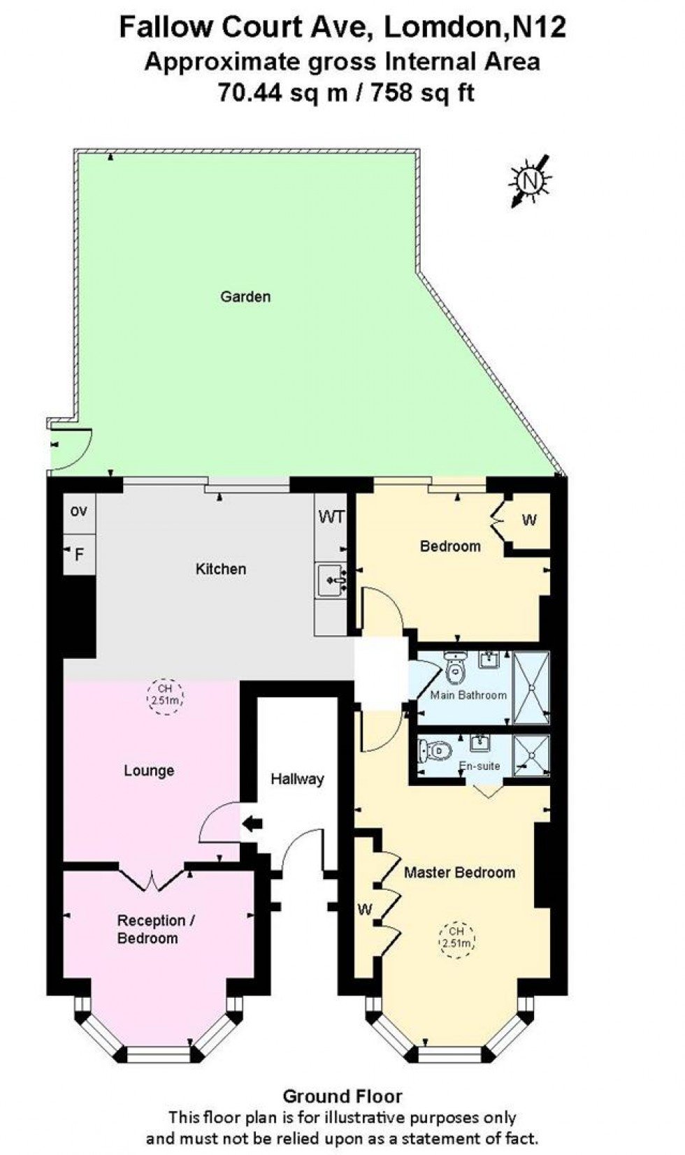 Floorplan for Fallow Court Avenue, North Finchley, N12