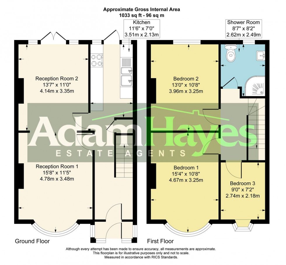 Floorplan for Limes Avenue, North Finchley, N12