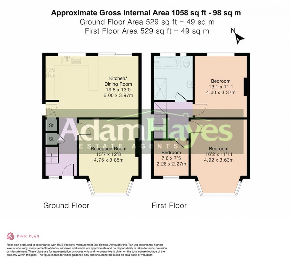 Floorplan for Mayfield Avenue, North Finchley, N12