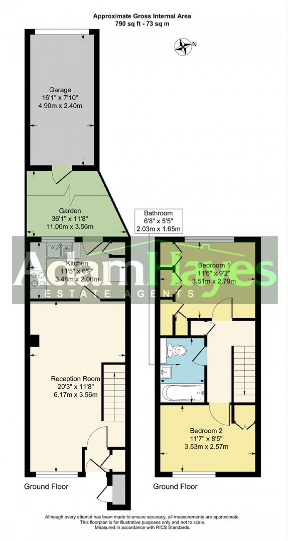 Floorplan for Rowlands Close, Mill Hill NW7