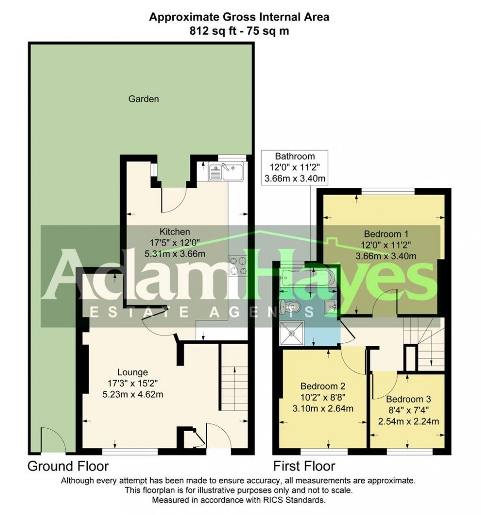 Floorplan for Westholm, Hampstead Garden Suburb, NW11