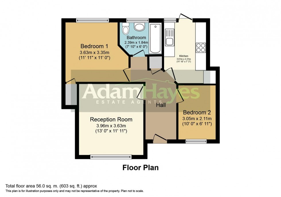 Floorplan for Denison Close, Hampstead Garden Suburb, N2