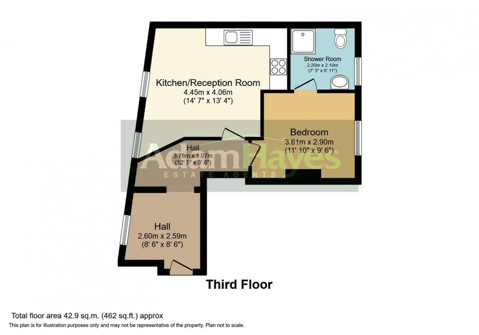 Floorplan for Fortune Green Road, West Hampstead, NW6