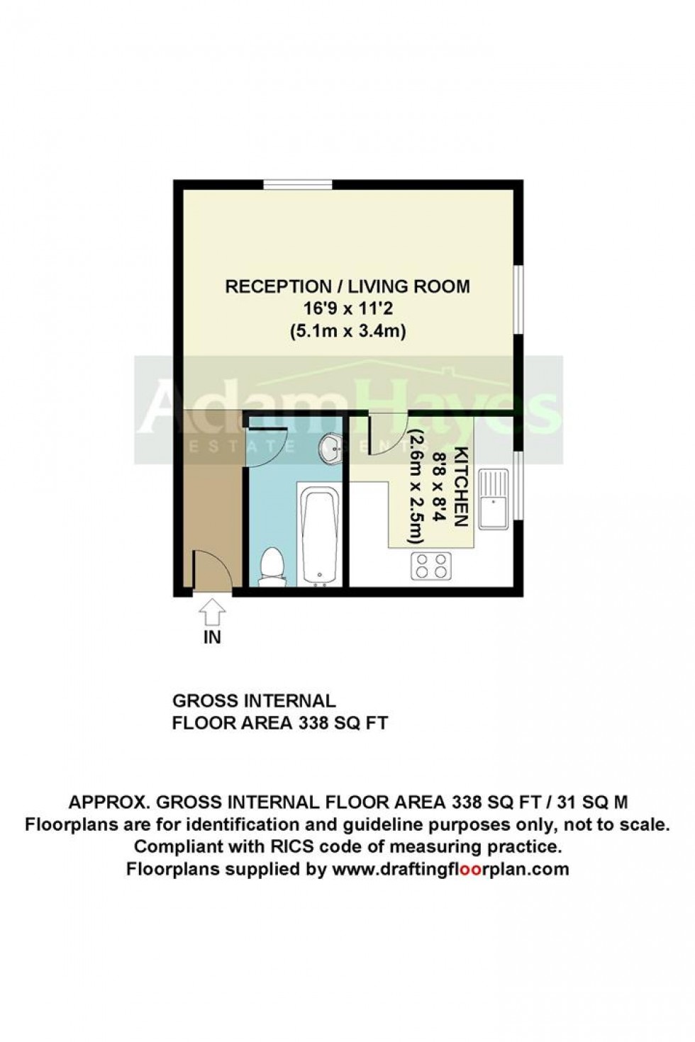 Floorplan for Lucas Gardens, East Finchley N2