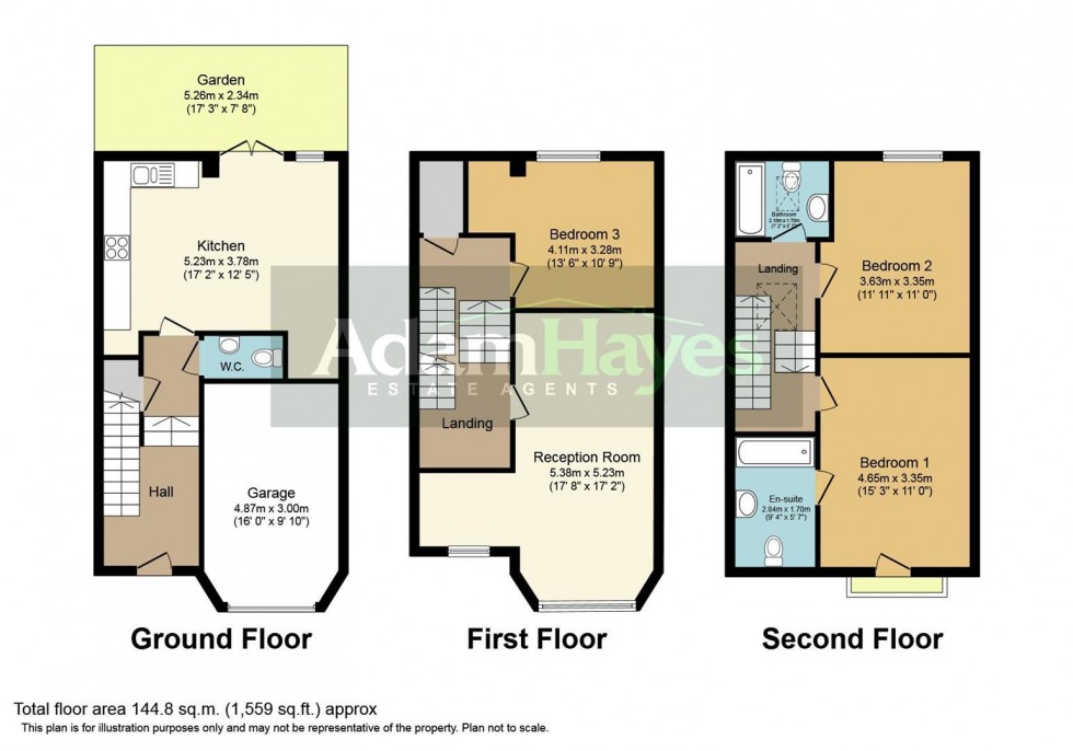 Floorplan for Lincoln Road, East Finchley, N2