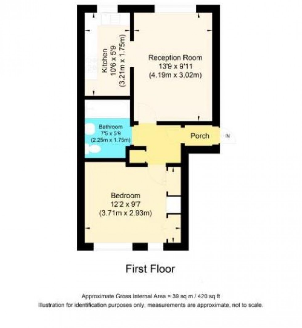 Floorplan for Brendon Grove, East Finchley, N2