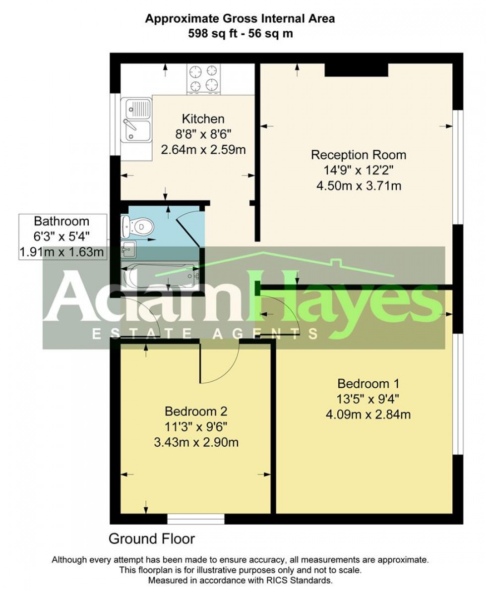 Floorplan for Coppetts Road, Muswell Hill, N10