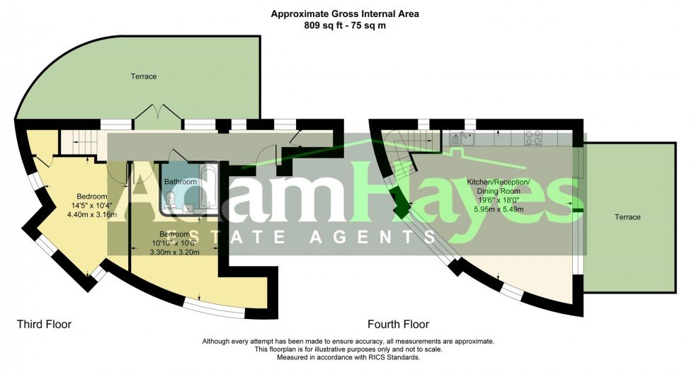 Floorplan for Edgewood Mews, Finchley, N3