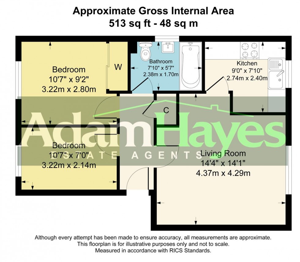 Floorplan for Blackdown Close, East Finchley, N2