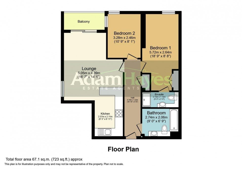 Floorplan for Kingsway, North Finchley, N12