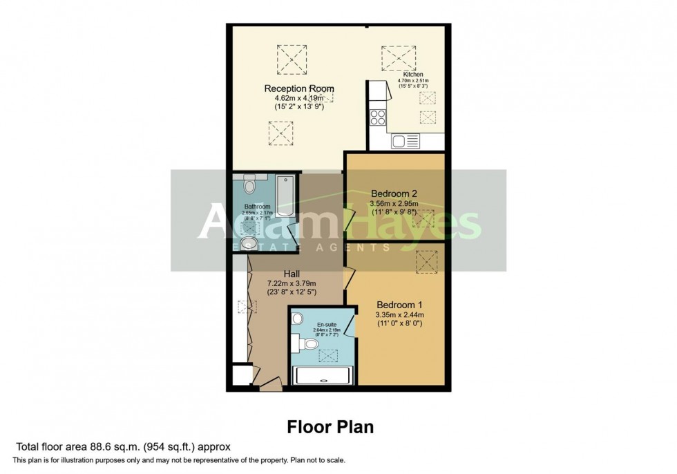 Floorplan for Lambert Way, North Finchley, N12