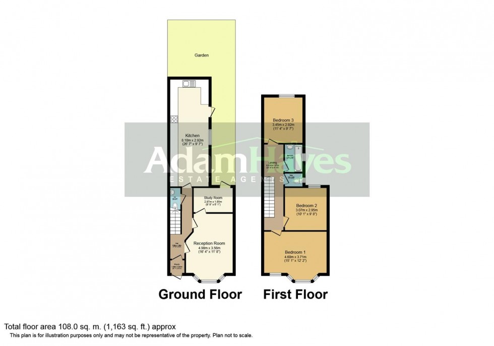 Floorplan for Glebe Road, Finchley Central, N3