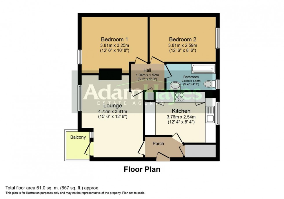 Floorplan for Quinta Drive, Barnet, EN5
