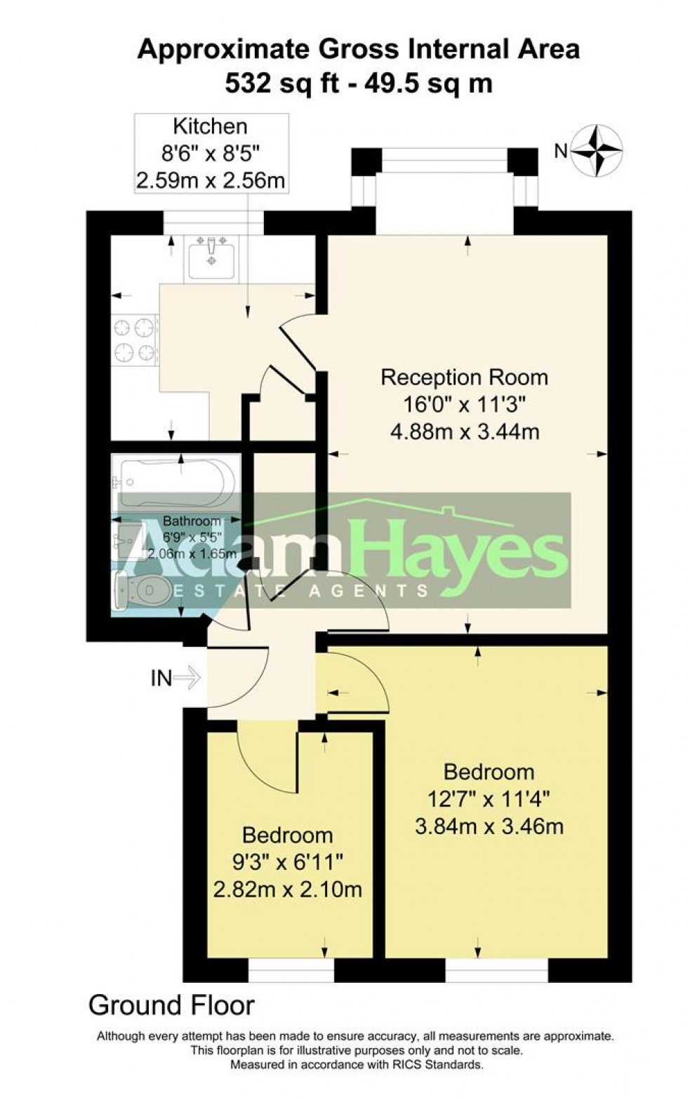 Floorplan for Coppetts Road, Muswell Hill N10