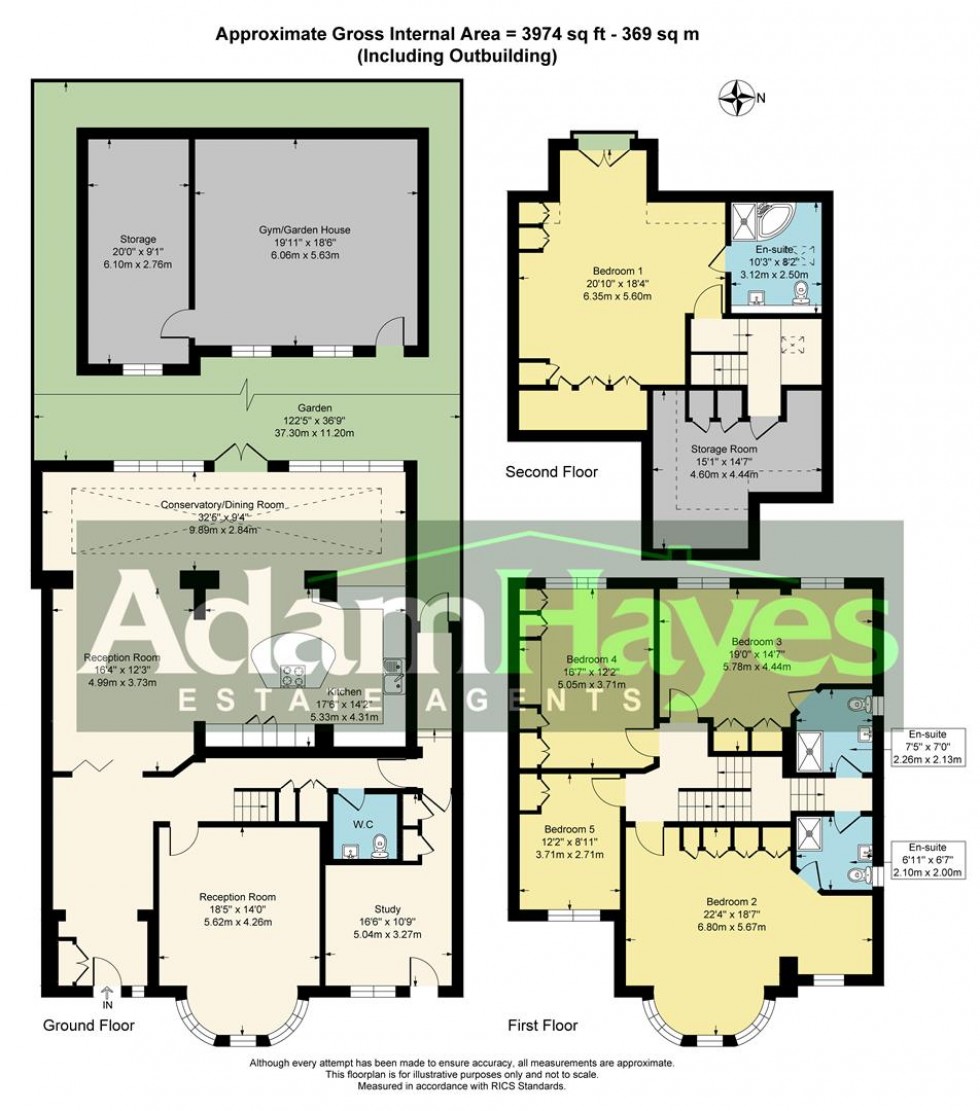 Floorplan for Church Vale, East Finchley, N2