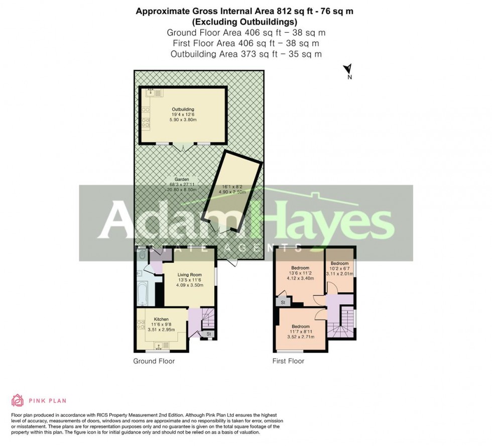 Floorplan for Woodhouse Road, North Finchley, N12