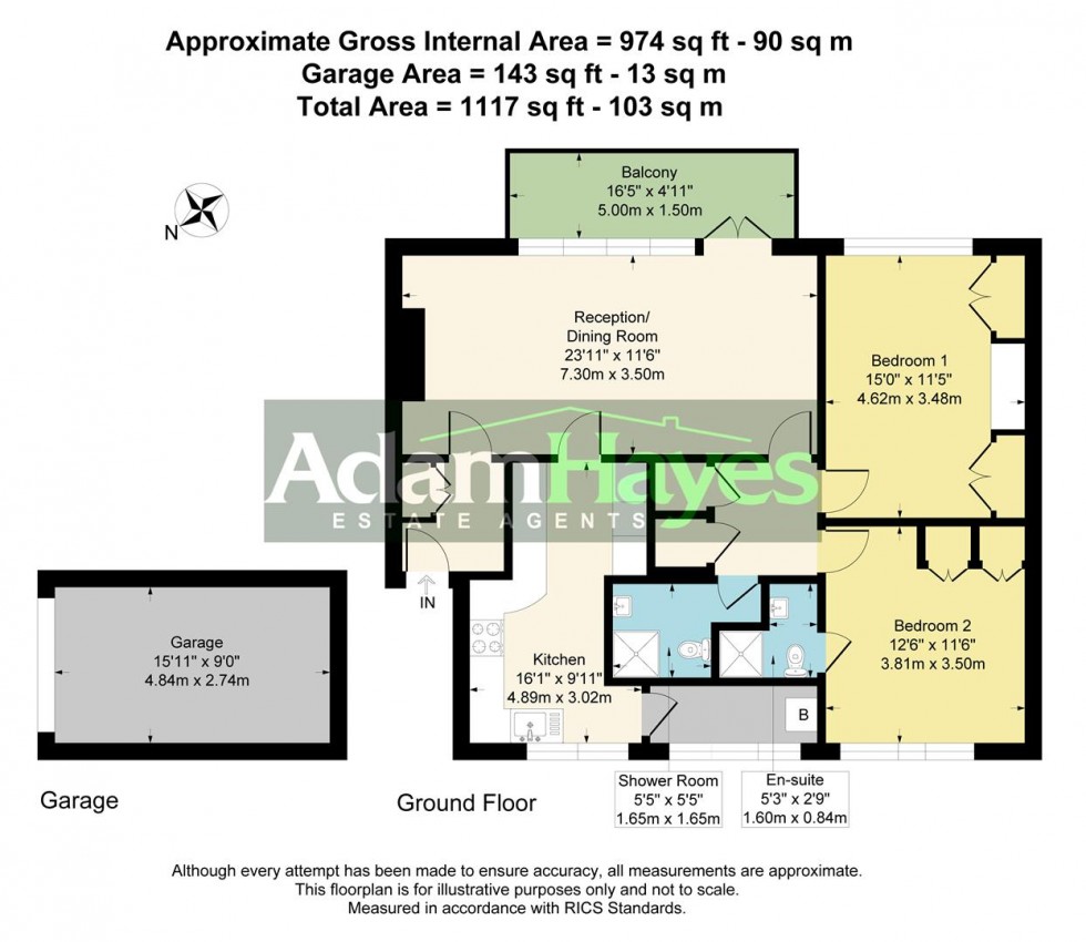 Floorplan for Holders Hill Road, Hendon, NW4