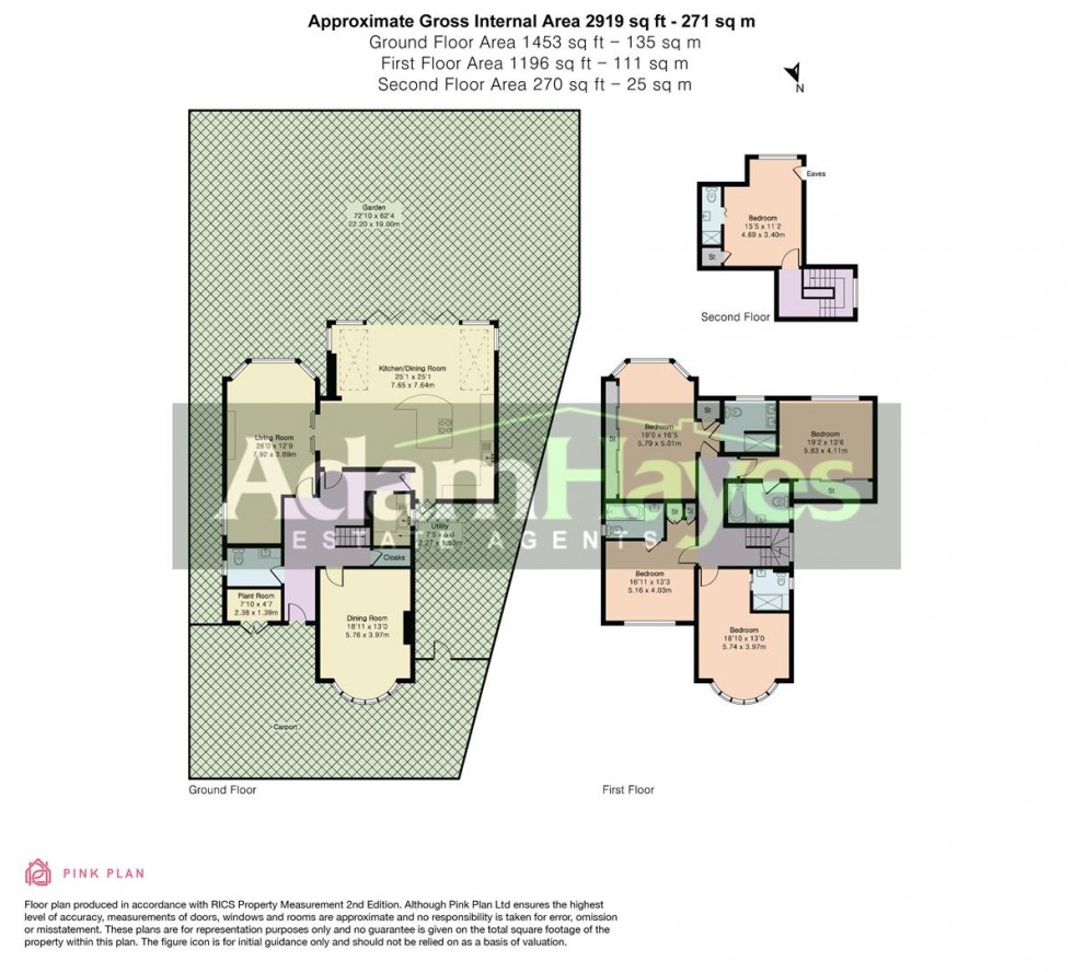 Floorplan for Bancroft Avenue, East Finchley, N2