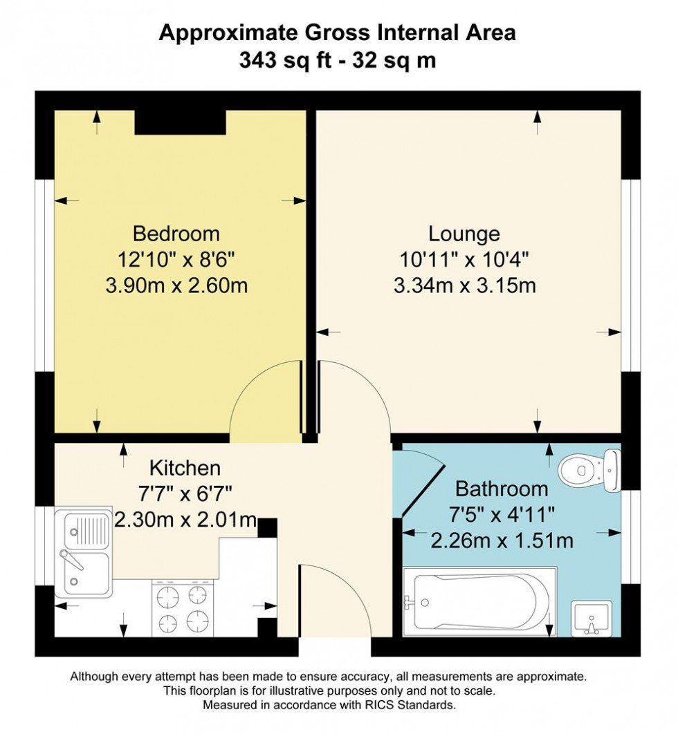 Floorplan for Finchley Park, North Finchley, N12