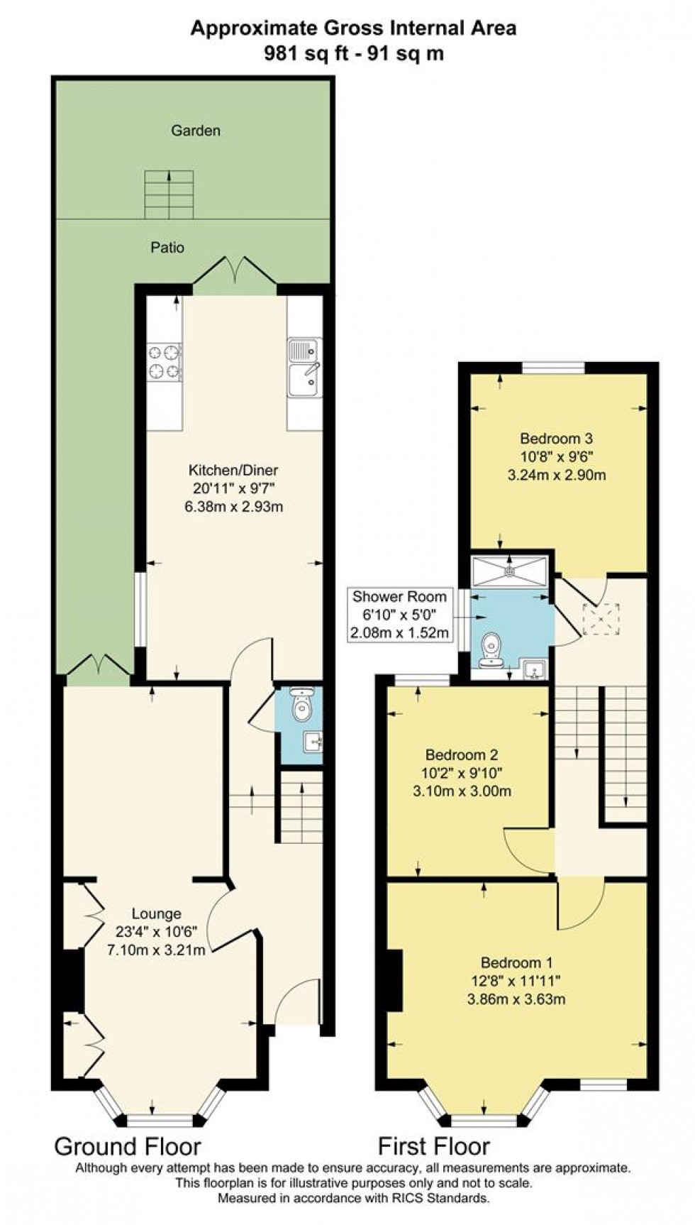 Floorplan for Glebe Road, Finchley Central, N3