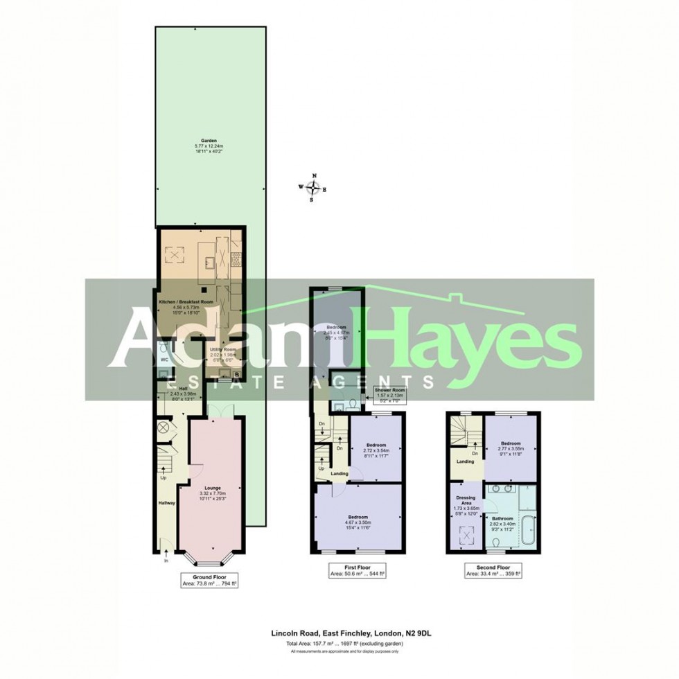 Floorplan for Lincoln Road, East Finchley, N2
