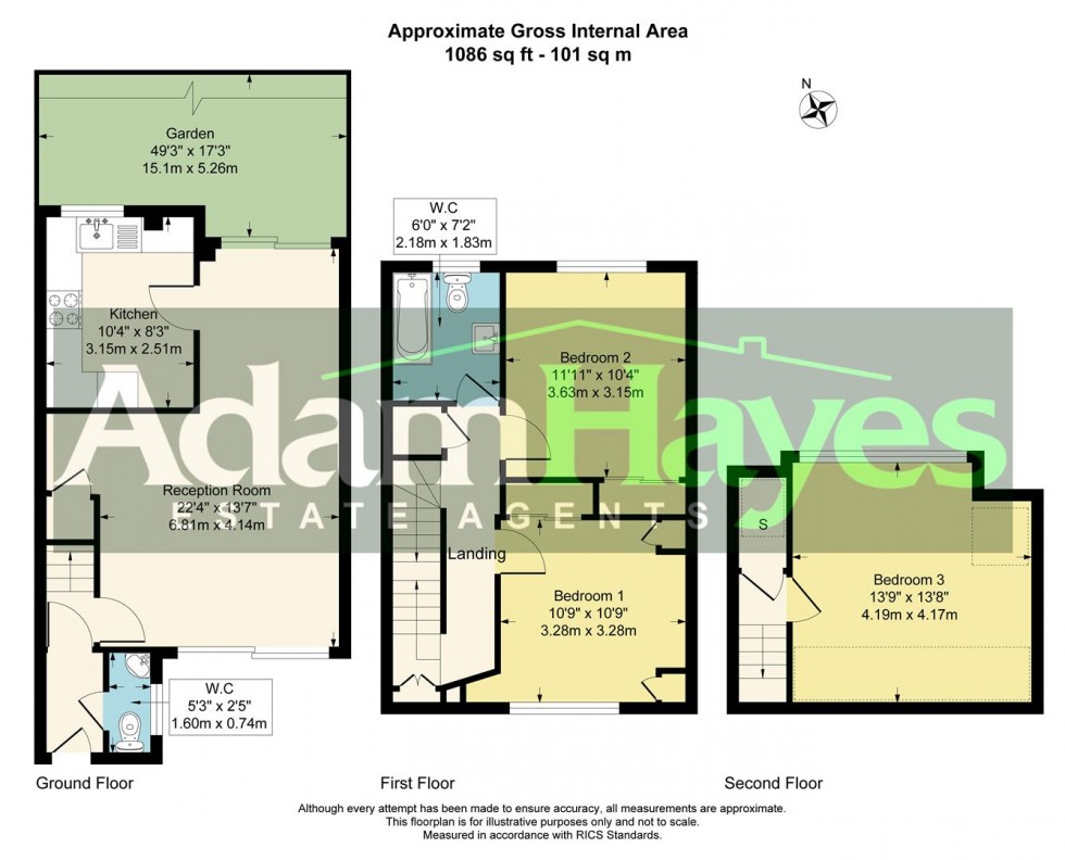 Floorplan for Heath View, East Finchley, N2