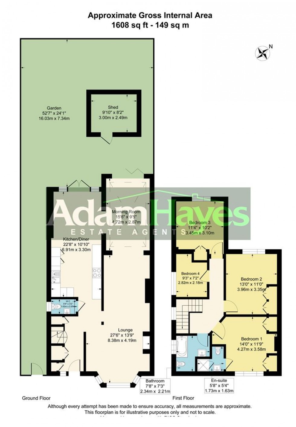 Floorplan for Crooked Usage, Finchley, N3