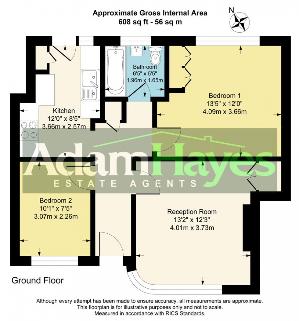 Floorplan for Cyprus Road, Finchley, N3