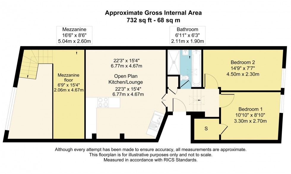 Floorplan for Hendon Lane, Finchley Central, N3