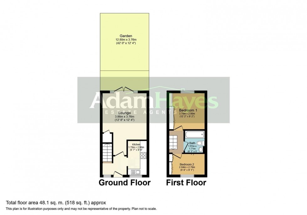 Floorplan for Hemingford Close, North Finchley, N12