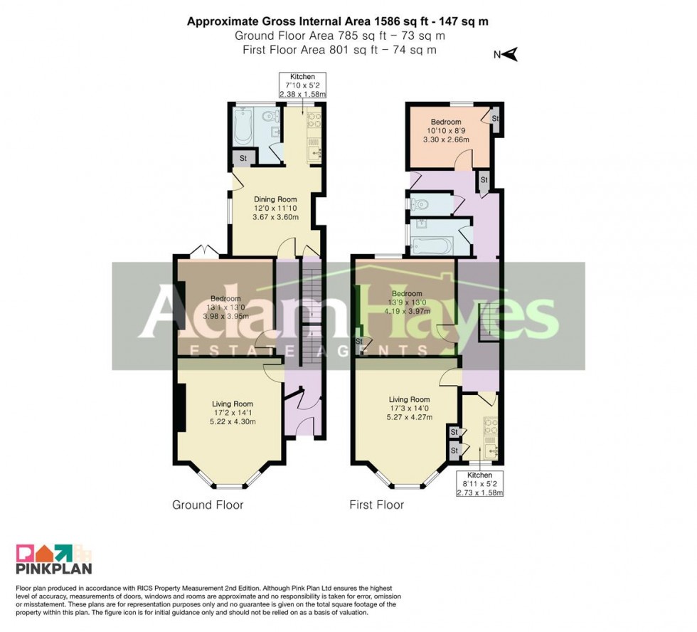 Floorplan for Lichfield Grove, Finchley Central, N3