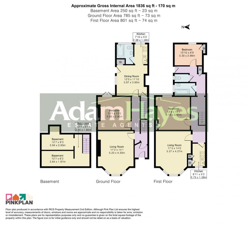 Floorplan for Lichfield Grove, Finchley Central, N3