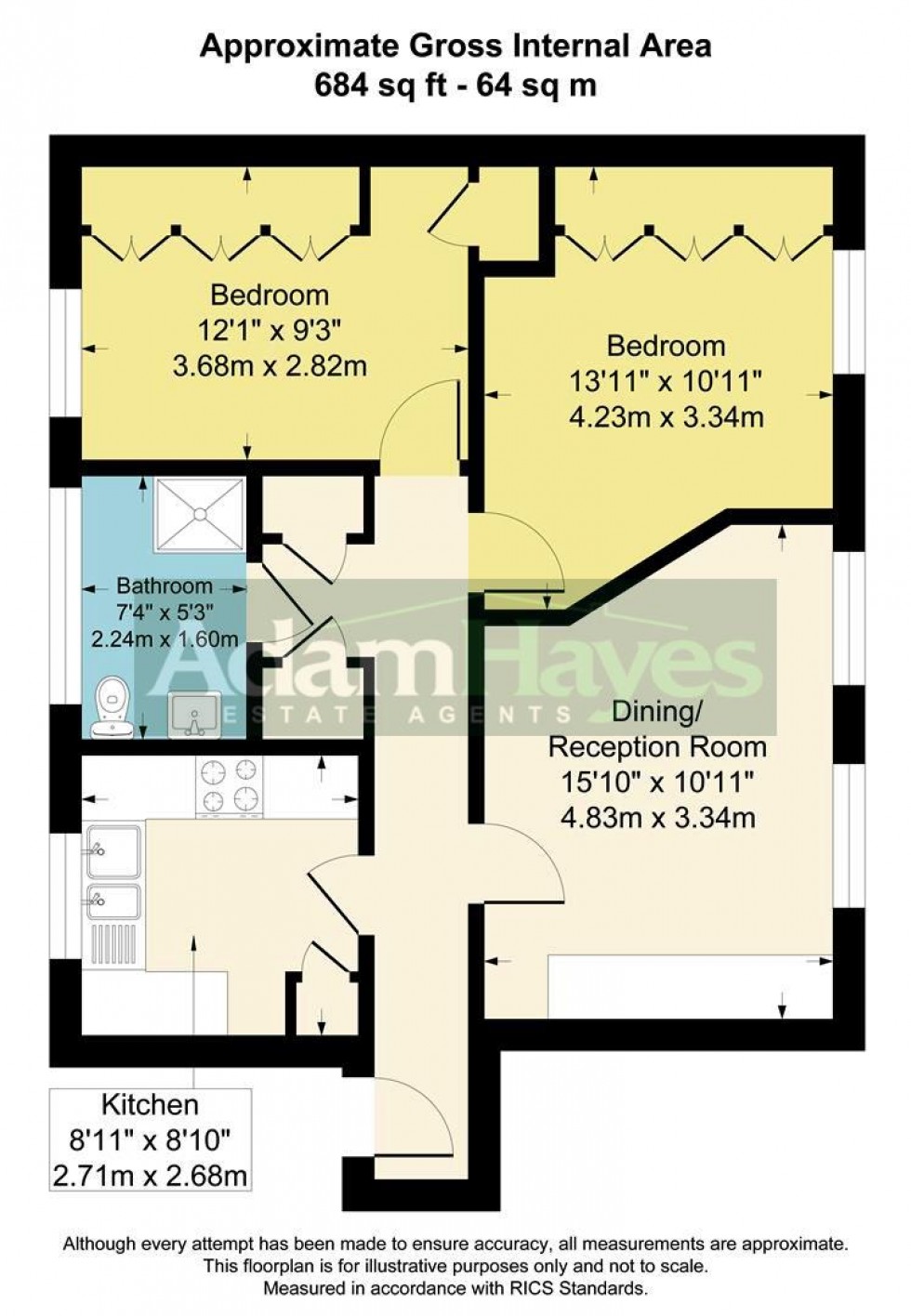 Floorplan for Friern Barnet Lane, Whetstone, N20