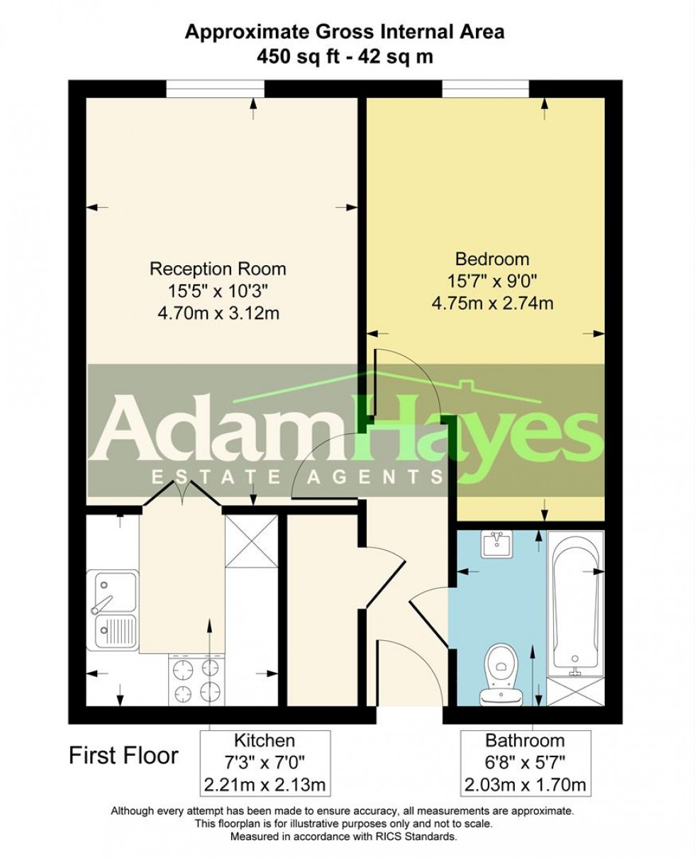 Floorplan for Farnham Close, Whetstone, N20